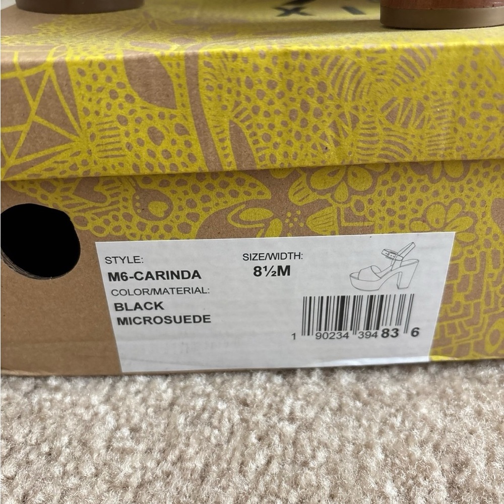 Mix No. 6 Black and Brown Platform Sandals - Picture 4 of 7